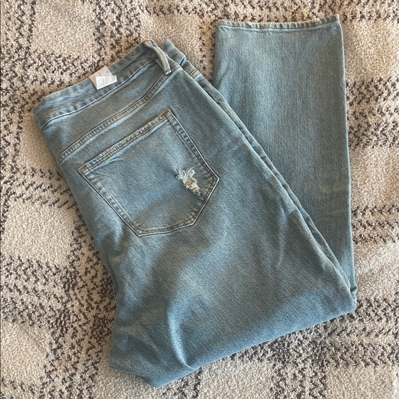 Good American Sky Blue Denim Pants - Picture 1 of 9